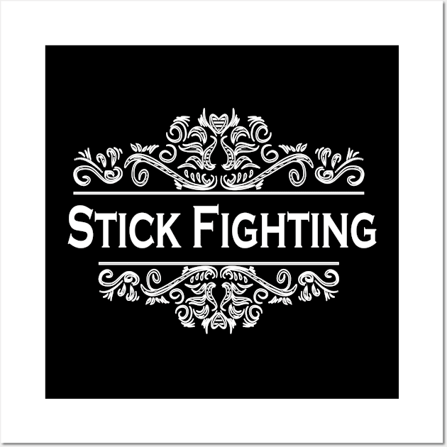 Stick Fighting Wall Art by Rizaldiuk